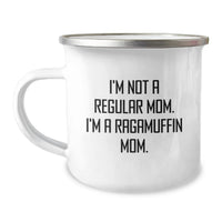 Load image into Gallery viewer, Ragamuffin Cat Camping Mug for Mom, Funny Gifts from Women to Friends on Christmas - Image 1