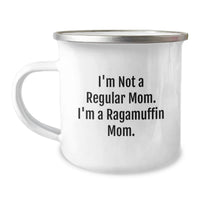 Load image into Gallery viewer, Funny Ragamuffin Cat Gifts, Camping Mug for Women - I'm Not A Regular Mom. I'm A Ragamuffin Mom. Unique Christmas Unique Gifts from Mom to Ragamuffin Cat Lover - Image 1