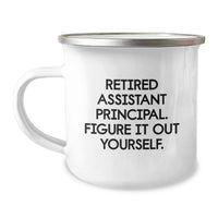Load image into Gallery viewer, Funny Assistant Principal Gifts from Dad to Assistant Principal Graduation Unique Mugs - 'Figure It Out Yourself' - Image 1