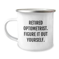 Load image into Gallery viewer, Gifts from Friends and Family to Optometrist Men - Funny Camping Mug for Christmas Unique Gifts - Image 1