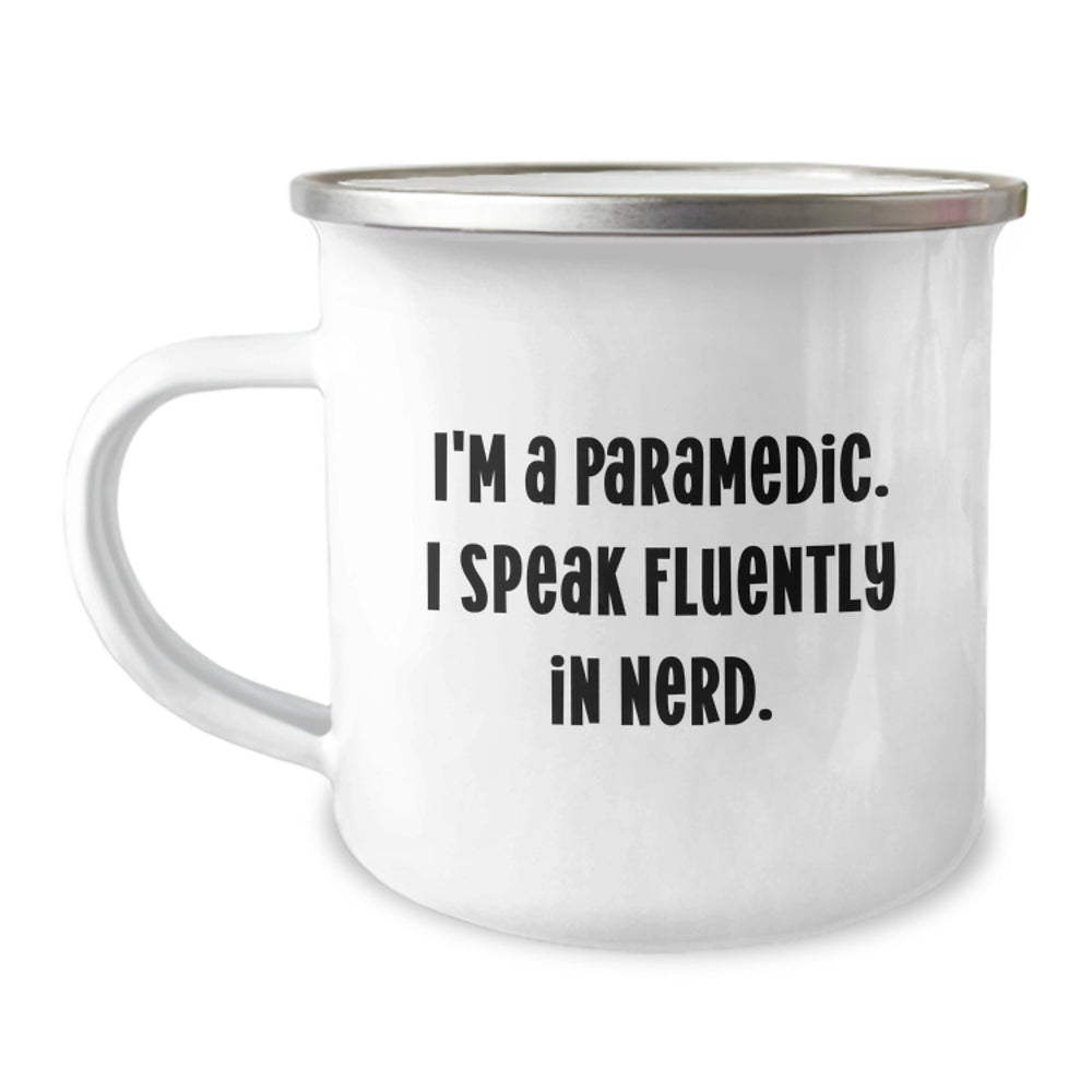 Rescue Worker Gifts for Birthday - Funny Camping Mug I'm A Rescue Worker. I Speak Fluently In genius. Gifts from Friends to Rescue Worker Men - Image 1