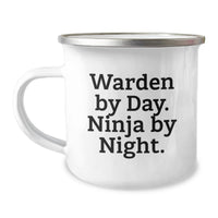 Load image into Gallery viewer, Unique Warden Camping Mug Gifts from Men, Inspirational Warden Quotes, Christmas Unique Gifts - Image 1