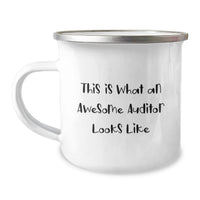 Load image into Gallery viewer, Funny Auditor Gifts from Friends or Family for Graduation Unique Auditor Mug This Is What An Awesome Auditor Looks Like Camping Mug - Image 1