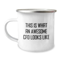 Load image into Gallery viewer, Funny CFO Gifts from Friends Birthday Unique Gifts - This Is What An Awesome Cfo, Camping Mug for Men Women Coworkers CFOs, Funny CFO Quote - Image 1