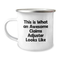 Load image into Gallery viewer, Funny Claims Adjuster Gifts from Friends - This Is What an Awesome Claims Adjuster Looks Like - Camping Mug for Graduation Unique Gifts - Image 1