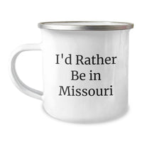 Load image into Gallery viewer, Missouri Camping Mug Gifts for Him from I'd Rather Be In Missouri - Image 1