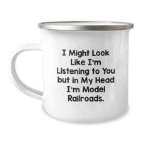 Load image into Gallery viewer, Funny Model Railroads Gifts for Him or Her, Camping Mug with Inspirational Quote, Graduation Unique Gifts from Friends or Family - Image 1
