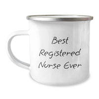 Load image into Gallery viewer, Funny Gifts from Friends to Registered Nurse, Best Registered Nurse Ever Camping Mug, Perfect Christmas Unique Gifts for Registered Nurse - Image 1
