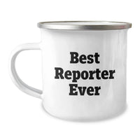 Load image into Gallery viewer, Funny Reporter Gifts for Men - Best Reporter Ever Camping Mug, Unique Christmas Unique Gifts from Friends and Family - Image 1