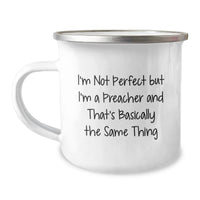 Load image into Gallery viewer, Preacher Camping Mug Funny Gift from Friends to Men on Unique Birthday Unique Gifts - Image 1