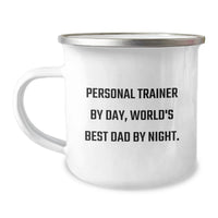Load image into Gallery viewer, Personal Trainer Funny Mugs Gifts from Friends for Men, Christmas Unique Mugs, Camping Mug World's Best Dad - Image 1