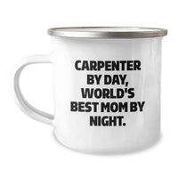 Load image into Gallery viewer, Carpenter Gift Ideas Funny Quote Camping Mug for Graduation, Gifts from Mom to Carpenter Men, Unique Gifts for Carpenter, Gifts for Dad, Gifts for Him - Image 1

