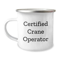 Load image into Gallery viewer, Funny Crane Operator Gifts for Men Certified Crane Operator Christmas Unique Presents from Friends - Image 1