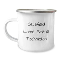 Load image into Gallery viewer, Gifts from Friends for Certified Crime Scene Technicians - Funny Crime Scene Technician Camping Mug for Christmas Unique Gifts - Image 1