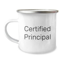 Load image into Gallery viewer, Funny Principal Gifts for Camping Mug, &#39;You&#39;re a-maze-ing&#39; Quote, 12 oz Stainless Steel with Enamel Finish, Gifts from Friends for Principal, Graduation Unique Gifts - Image 1
