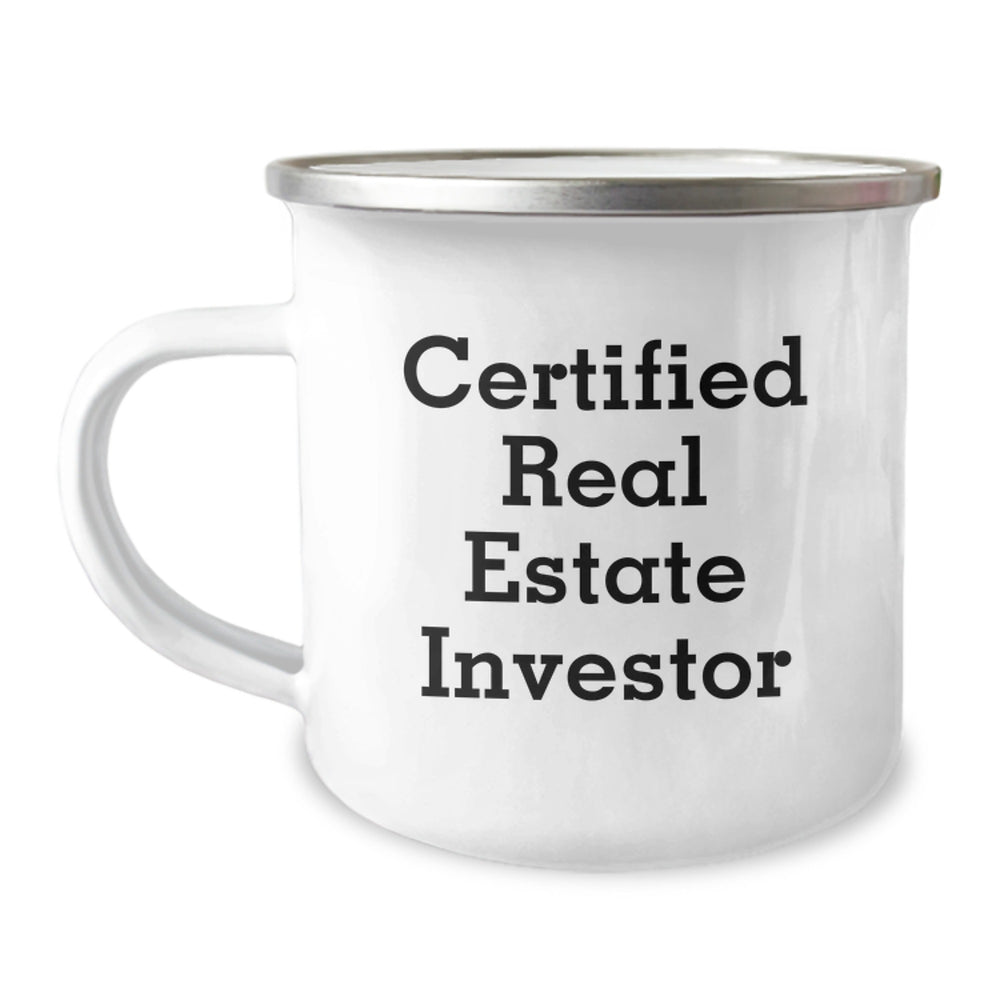 Funny Real Estate Investor Gifts for Men - 'Life is a Real Estate Journey' Camping Mug for Graduation - Gifts from Friends for Real Estate Investors - Image 1