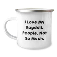 Load image into Gallery viewer, Unique Ragdoll Cat Camping Mugs - Funny Gifts from Men to Friends for Christmas Unique Gifts - Image 1