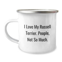 Load image into Gallery viewer, Funny Russell Terrier Dog Gifts for Men Friends Birthday Unique Mug Camping Mug from Men to Men - Image 1