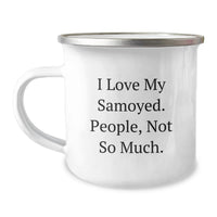 Load image into Gallery viewer, Funny Samoyed Dog Camping Mug Gifts from Friends and Family for Christmas Unique - Image 1