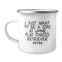 Load image into Gallery viewer, Funny Flat Coated Retriever Dog Gifts from Family, Unique Christmas Unique Gifts for Stay At Home Flat Coated Retriever Mom, Camping Mug - Image 1