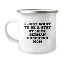Load image into Gallery viewer, German Shepherd Dog Mom Camping Mug Gift for Friends Family Christmas - Image 1