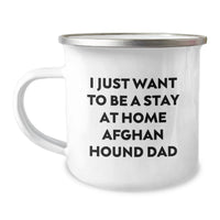 Load image into Gallery viewer, A Funny Afghan Hound Dog Camping Mug Gift from Dad for Christmas - Image 1