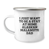Load image into Gallery viewer, Funny Alaskan Malamute Dog Dad Gifts from Men to Friends, Unique Christmas Unique Gifts for Alaskan Malamute Dog Lovers, Camping Mug - Image 1