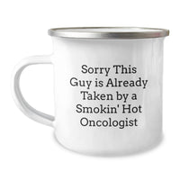Load image into Gallery viewer, Funny Oncologist Gifts, Smokin' Hot Cancer Doctor Humor Camping Mug, Gifts for Oncologist Men, Unique Christmas Memorable Presents - Image 1