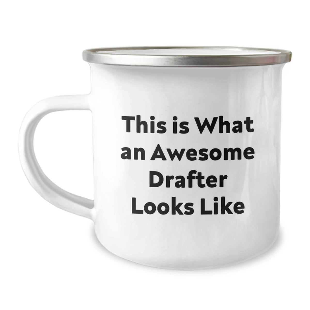 Funny Inspirational Gifts from Friends for Drafter Graduation Unique Camping Mug, This Is What An Awesome Drafter Looks Like - Image 1
