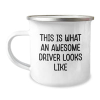 Load image into Gallery viewer, Funny Driver Gifts - This Is What An Awesome Driver Looks Like - Camping Mug for Graduation, Unique Gifts from Friends, Coworkers, or Family - Image 1
