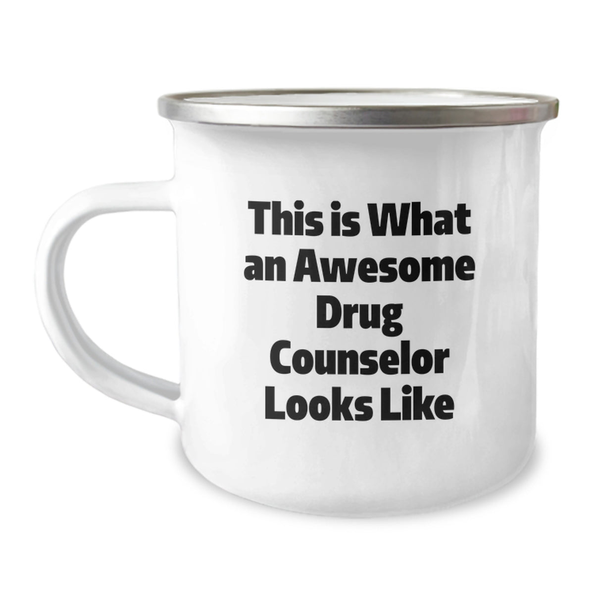 Drug Counselor Inspirational Gifts from Friends for Graduation Unique Camping Mugs - 'This Is What An Awesome Drug Counselor Looks Like' Quote - Image 1