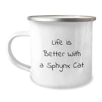 Load image into Gallery viewer, Unique Funny Sphynx Cat Birthday Unique Gifts from Friends for Sphynx Cat Lovers - Life Is Better With A Sphynx Cat - Image 1