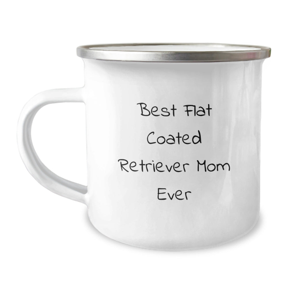 Flat Coated Retriever Dog Mom's Funny Graduation Gifts from Friends and Family - Camping Mug for Her - Image 1