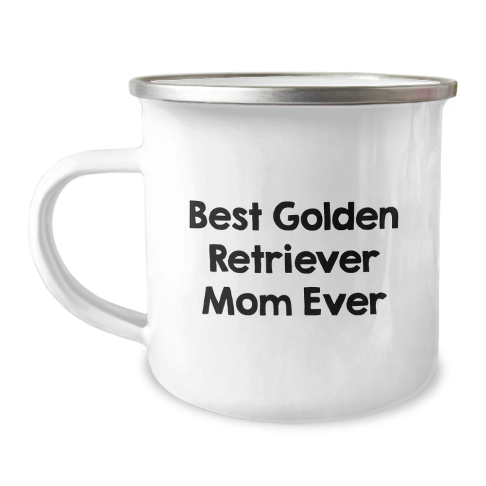 Golden Retriever Dog Gifts, Funny Quote Camping Mug, Gifts from Friends for Best Mom Ever Graduation Unique Gifts - Image 1