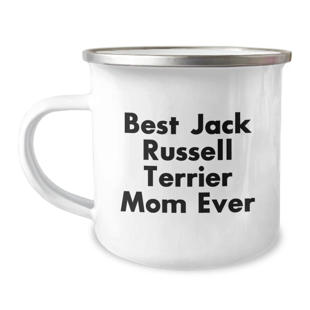 Funny Jack Russell Terrier Mom Ever Gifts from Family, Unique Camping Mug for Jack Russell Terrier Dog Lovers, Best Graduation Gifts for Women, Men, Friends, Coworkers, Family - Image 1