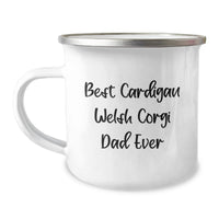 Load image into Gallery viewer, Funny Cardigan Welsh Corgi Dog Gifts for Birthday, Best Dad Ever Camping Mug, Gifts from Family to Cardigan Welsh Corgi Dog Lover Dad - Image 1