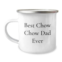 Load image into Gallery viewer, Funny Chow Chow Dog Camping Mug Gifts for Best Dad Ever on Birthday - Image 1