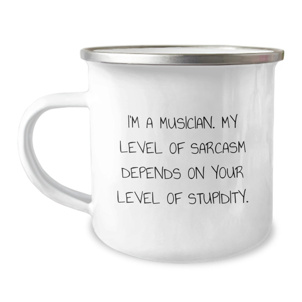 Funny Musician Gifts from Friends, Unique Christmas Unique Gifts for Musicians, Sarcasm Lovers, Camping Mug - Image 1
