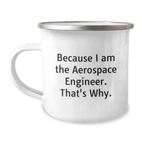 Load image into Gallery viewer, Aerospace Engineer Gifts for Men, Fun Quote Camping Mug, Graduation Unique Gifts from Friends - Image 1