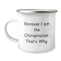 Load image into Gallery viewer, Chiropractor Keepsake Camping Mug for Him Birthday Gift With Quote - Image 1