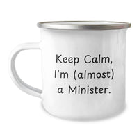 Load image into Gallery viewer, Minister Keepsake 12oz Stainless Camping Mug for Him Birthday Gift - Image 1