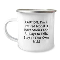 Load image into Gallery viewer, Funny Model Gifts from Friends for Model Lovers Christmas Unique Mugs - Retired Model Mug - Image 1
