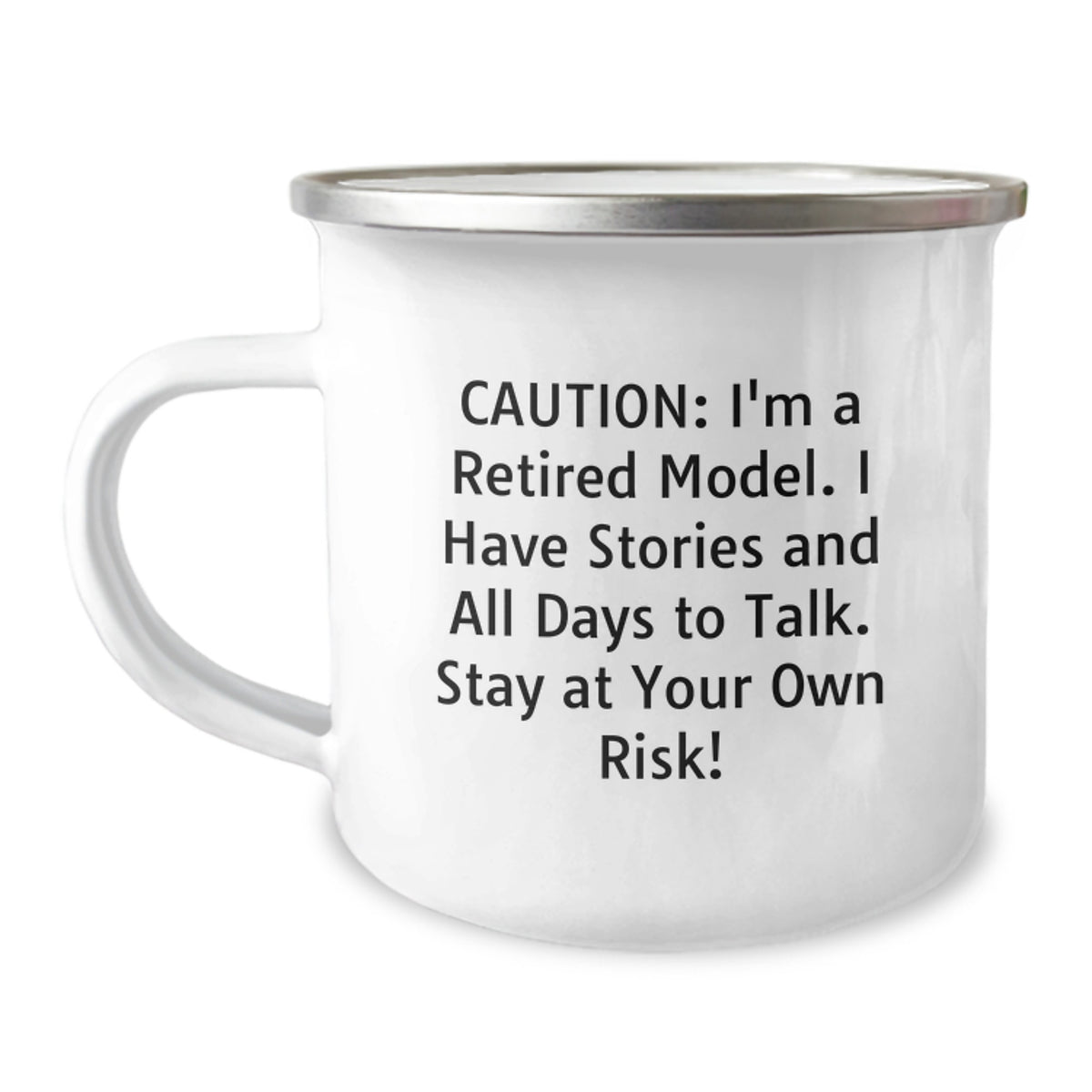 Funny Model Gifts from Friends for Model Lovers Christmas Unique Mugs - Retired Model Mug - Image 1