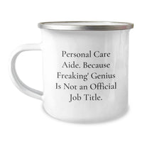 Load image into Gallery viewer, Personal Care Aide Gifts from Friends, Funny Quote, Camping Mug for Birthday, Personal Care Aide, Gifts for Personal Care Aide - Image 1
