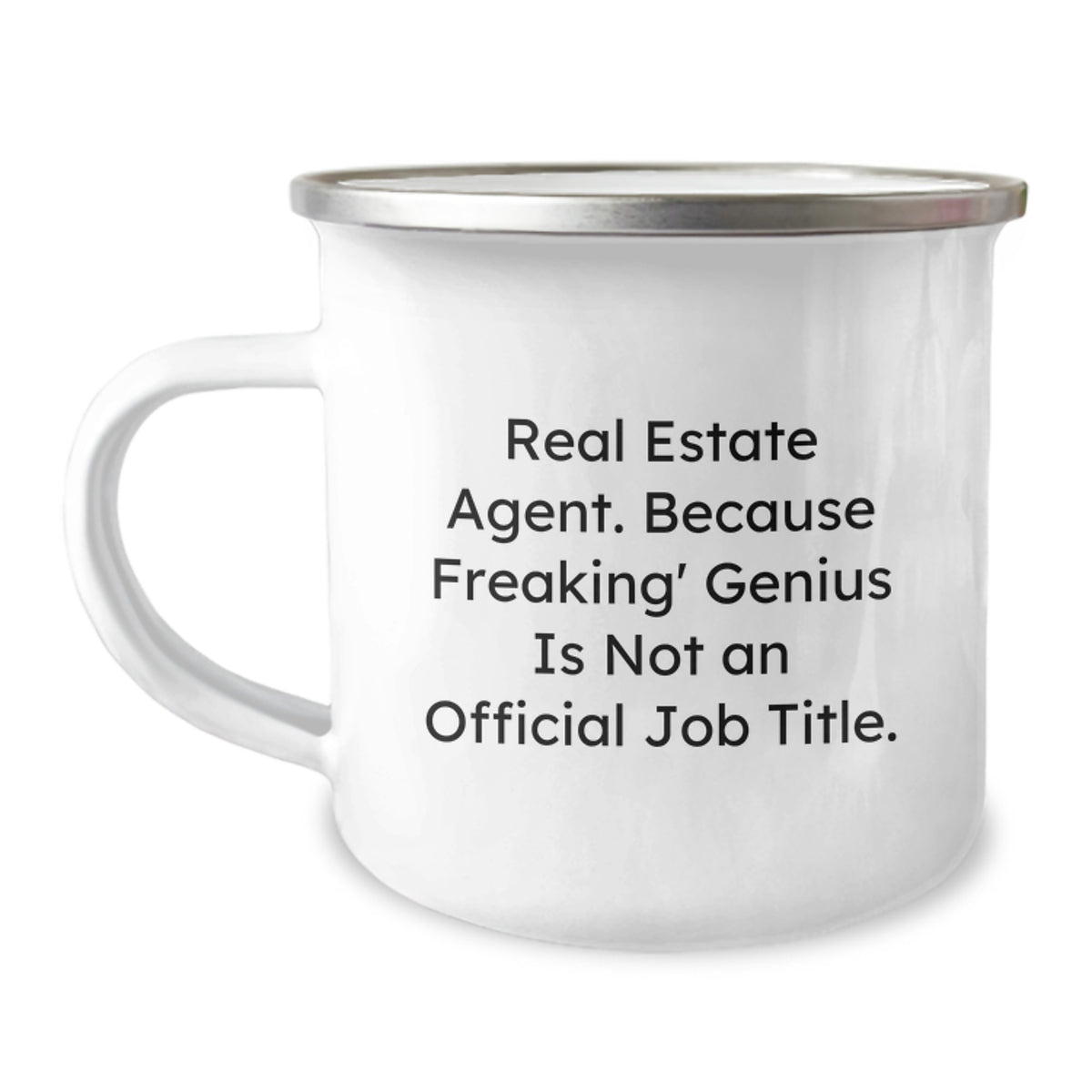 Unique Real Estate Agent Gifts for Graduation, Funny Camping Mug with Quote, Gifts from Friends, Real Estate Agent Appreciation - Real Estate Agent, Men, Women, Coworkers, Family - Image 1