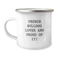 Load image into Gallery viewer, Funny French Bulldog Lover Camping Mug Gifts from Friends and Family for Birthday Unique - Image 1