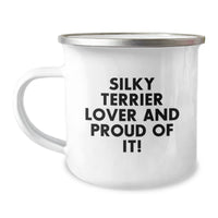 Load image into Gallery viewer, Silky Terrier Dog Lover Gifts from Men to Friends - Insulting Camping Mug for Silky Terrier Dog Birthday - Image 1
