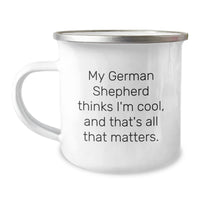 Load image into Gallery viewer, Funny German Shepherd Dog Gifts from Men to Friends, German Shepherd Dog Lover Camping Mug for Birthday Unique Gifts - Image 1
