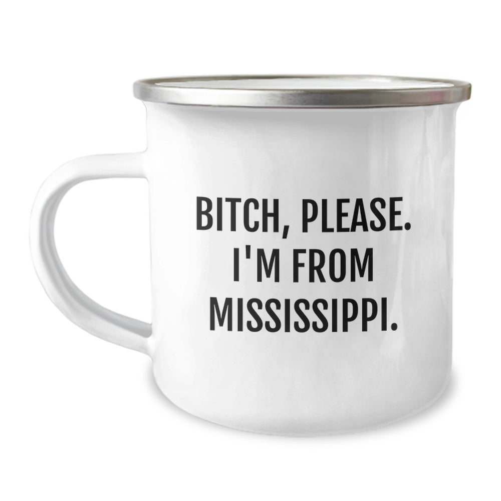 Mississippi Camping Mug, Funny Quote, Gifts from Friends, Birthday Unique Gifts for Mississippi Men - Image 1