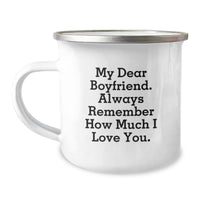 Load image into Gallery viewer, Funny Sweetheart Gifts for Him, My Dear Sweetheart Always Remember How Much I Love You, Camping Mug, Birthday Present from Friends, Gifts for Sweetheart - Image 1
